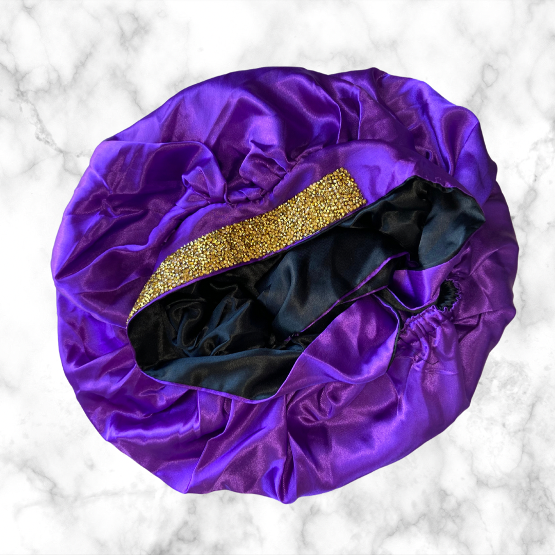 Lux Hair Bonnet regular Size Luxury Satin Lined Adjustable 